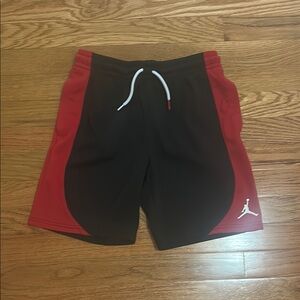 Black and Red Athletic Jordan shorts women